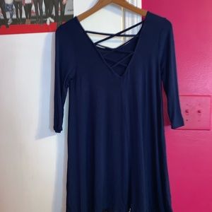 Navy blue dress